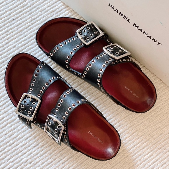 Isabel Marant Shoes - 💯Isabel Marant Lenny Sandal Slides 38 / 7.5